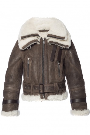 Belted leather jacket, zdjęcie 1 Belted leather jacket od Burberry